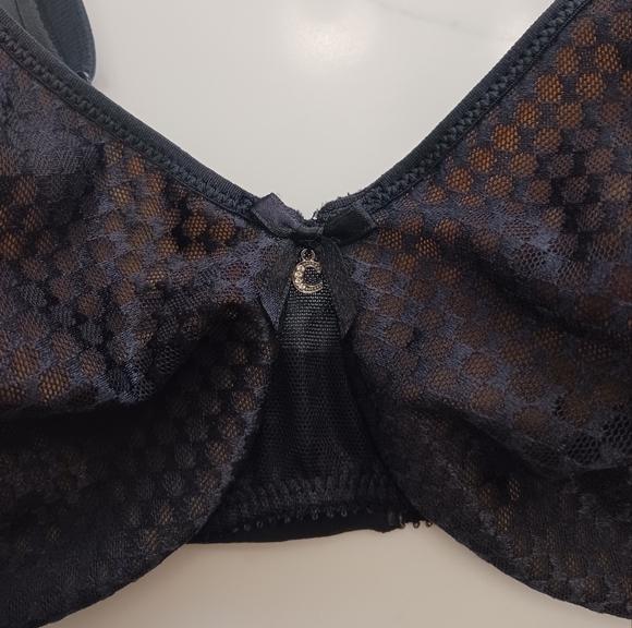 Chantalle Magnifique Nouveau Black Full Coverage Underwire Bra  Lingerie Design - Picture 8 of 11